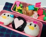 ツムツム ドナルド&デイジー小学生弁当作り方1写真