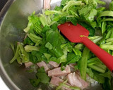 ほうれん草 ベーコンのマヨ炒め作り方4写真