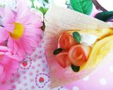 母の日に❤薔薇の花束クレープ✨作り方15写真
