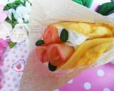母の日に❤薔薇の花束クレープ✨作り方16写真