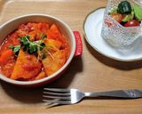 簡単！鶏肉とゴロゴロ野菜のトマト煮作り方6写真