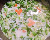 無駄なし!節約!キャベツ外葉で牛乳みそ汁作り方5写真