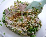 簡単！つゆだく☆筍の蒸し餃子作り方1写真