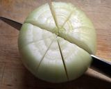 丸ごとレンチン玉ねぎ♪バジルチーズ味作り方2写真