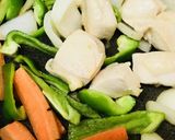 半玉レタス☆カレー風味の野菜たっぷり炒め作り方3写真