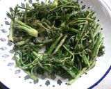 素揚げタラの芽と豚小間の煮浸し作り方3写真