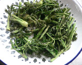 素揚げタラの芽と豚小間の煮浸し作り方3写真