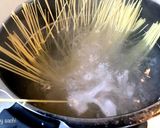 エリンギとベーコンのバター醤油パスタ作り方1写真