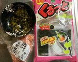 雑な男料理：高菜と干しエビのおにぎり！！作り方1写真
