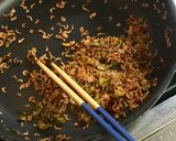 雑な男料理：高菜と干しエビのおにぎり！！作り方2写真