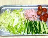常備のパスタで☆冷やし中華作り方2写真