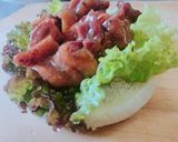 朝食に！照り焼きのマフィン サンド作り方3写真