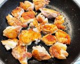 油淋鶏ソース丼作り方4写真