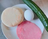 朝食に！花畑マフィン サンド作り方1写真