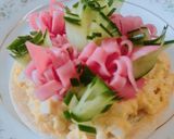 朝食に！花畑マフィン サンド作り方6写真