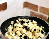 こどものリクエスト「ボロボロの茄子丼」作り方5写真