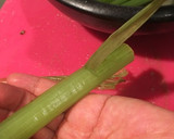 ふきと山椒やわらかつくねの煮物作り方2写真