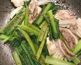 マグロと小松菜の炒め物作り方7写真