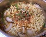 辛ラーメン、カルビクッパ風♪作り方3写真