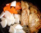 生真たら切身のムニエル？バター焼き？皮無作り方7写真
