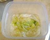 味付レタスとベーコンで♪即席鶏がらスープ作り方1写真