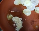 スナップエンドウと新玉ねぎの豆乳クリーム作り方1写真