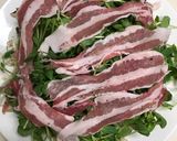 豚バラ、もやし、豆苗のレンジ蒸し作り方2写真
