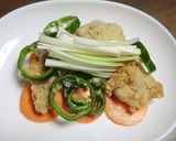 唐揚げも野菜を加えると彩りよいお弁当に作り方3写真