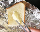 朝ごはん☆簡単☆トーストのバターの塗り方作り方2写真