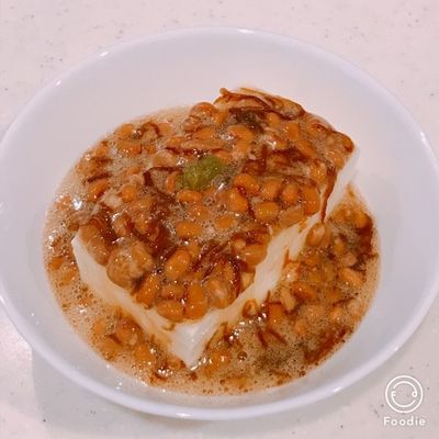 ダイエット朝食！豆腐の納豆もずく酢がけ by クックまいななパパ