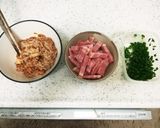納豆ベーコン卵乗せごはん作り方2写真