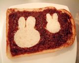 【可愛い】チョコシロップトースト作り方4写真