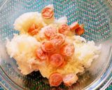 レンジで簡単　チャーハン風卵かけご飯♪作り方1写真