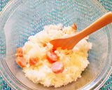 レンジで簡単　チャーハン風卵かけご飯♪作り方2写真