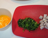 ふんわり豚もも肉とほうれん草の卵とじ作り方2写真