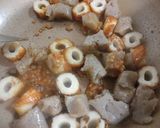 コンニャクと竹輪（ちくわ）　もろ味噌炒め作り方7写真