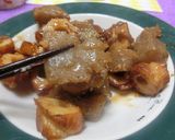 コンニャクと竹輪（ちくわ）　もろ味噌炒め作り方11写真