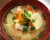 豚バラ入り筍の味噌汁作り方5写真