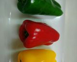 端午の節句♥鯉のぼり(ピーマン)の肉詰め作り方1写真