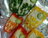 端午の節句♥鯉のぼり(ピーマン)の肉詰め作り方16写真