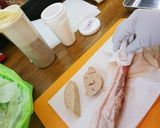 簡単ジューCフォアグラ豚肉巻き巻き作り方2写真