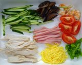 ごまだれ冷やし中華作り方1写真