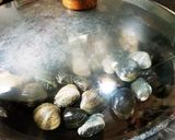 浅利の酒蒸しバター醤油作り方3写真