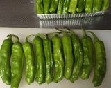 シシトウ豚バラの煮物作り方1写真