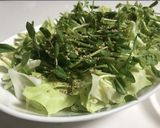 豆苗とキャベツのチョレギサラダ作り方3写真