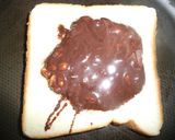 納豆deチョコクリーム風☆ホットサンド作り方3写真