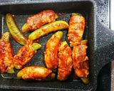 スナップえんどうの肉巻きケチャップ炒め作り方4写真