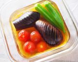 ナスとオクラとトマトのおひたし作り方7写真
