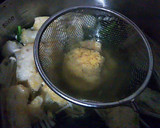 ほうれん草とエノキとあげのあごだし味噌汁作り方7写真