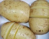 グルラボでハッセルバックポテトです。作り方1写真